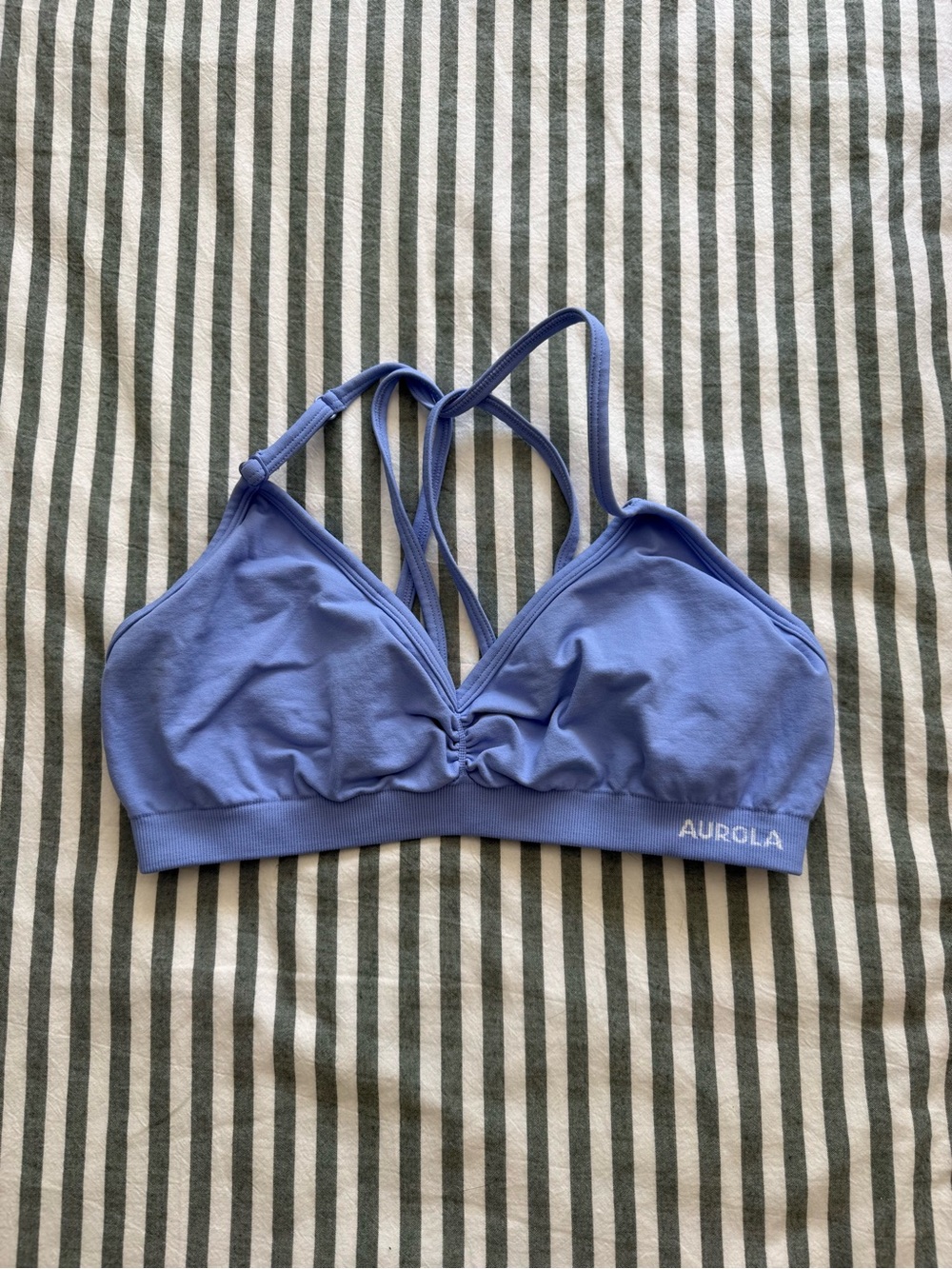 Aurola Minimal Workout Bralette - Light Blue